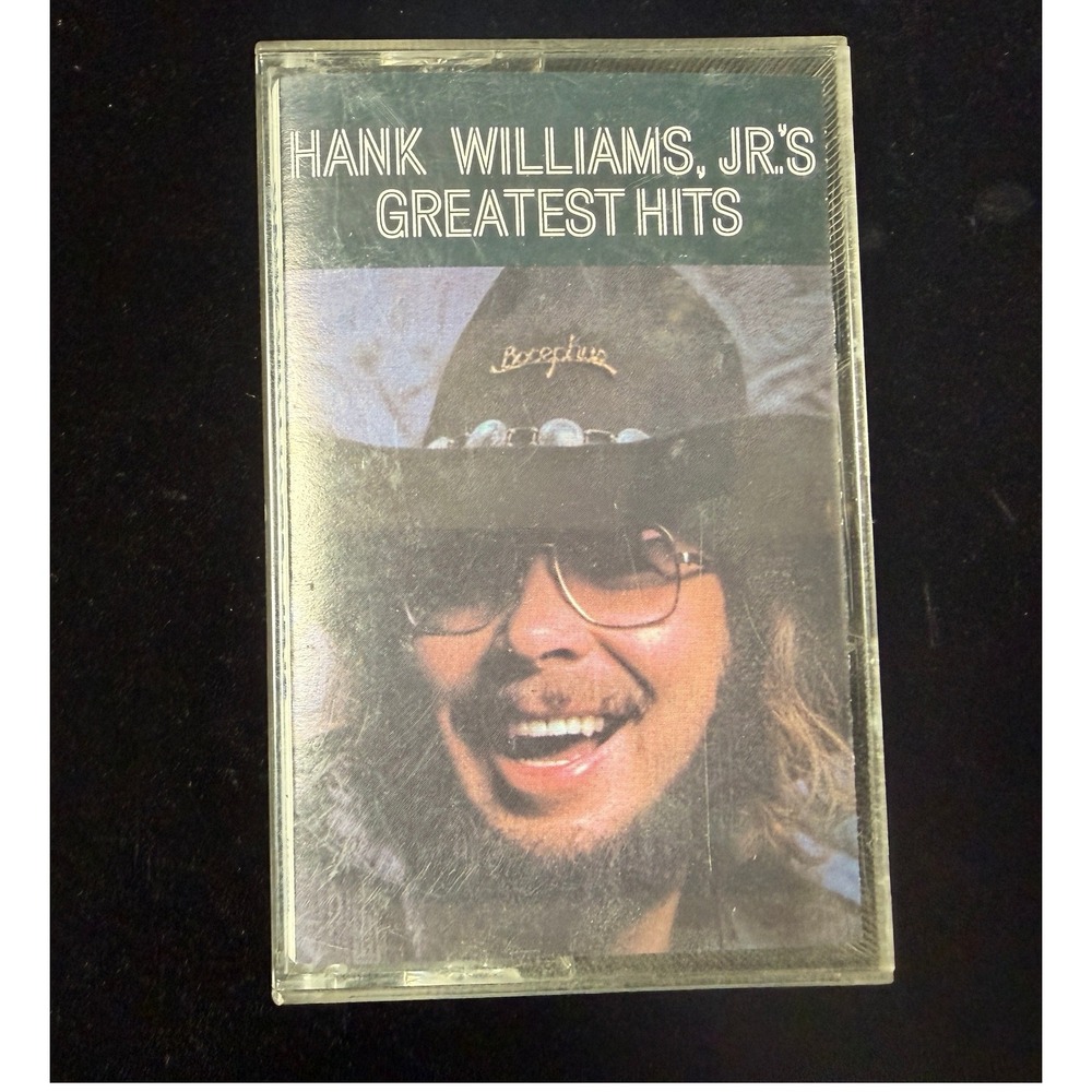 Hank Williams Jr Greatest Hits Cassette Tape Curb Records D4-77638‎ Bocephus